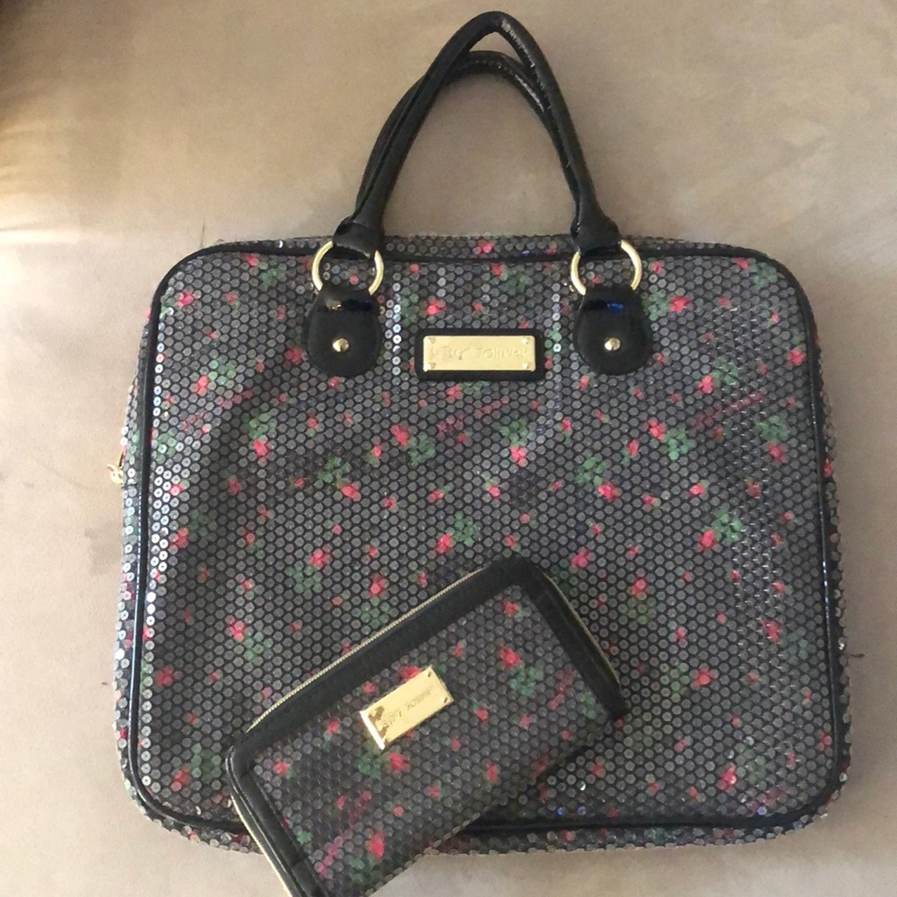 Betsy Johnson wallet and laptop case